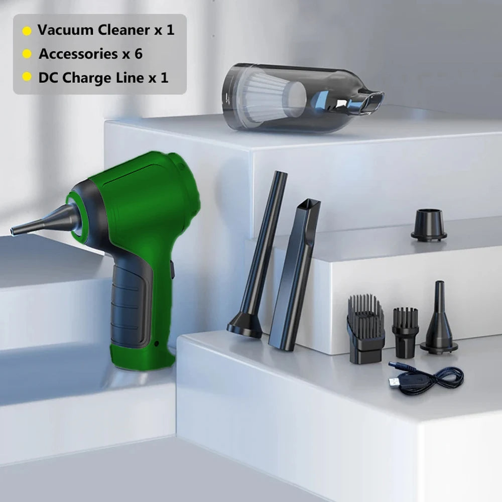 Wireless Powerful Vacuum Cleaner – Portable Handheld Blower for Home & Car Cleaning with Strong Suction (SP7)