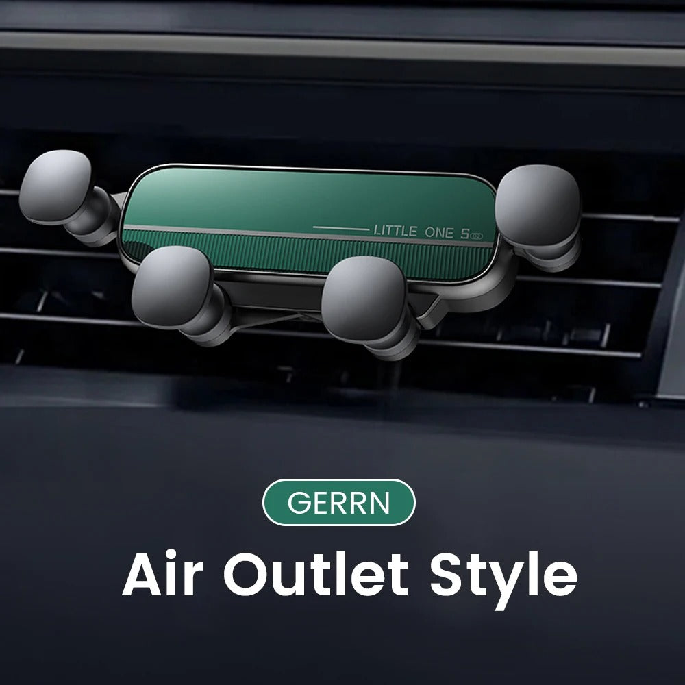Gravity Car Phone Holder - Universal Air Vent Mount for Smartphones and GPS Devices