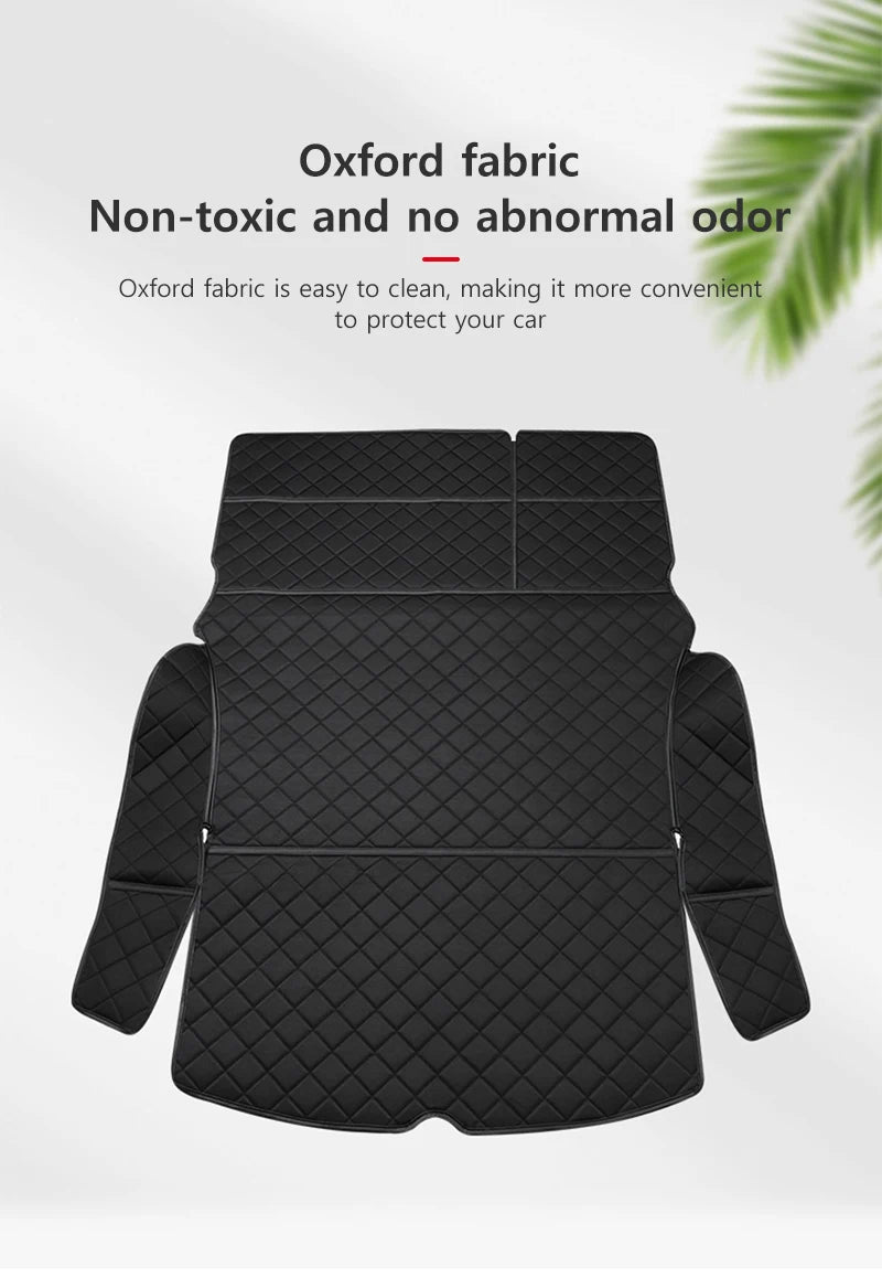 Car Trunk Mats Pet Pad - Dog Rear Trunk Protection Pad Cover, Cargo Liners, Waterproof Tray Mats (2017 to 2024) - Delicate Leather