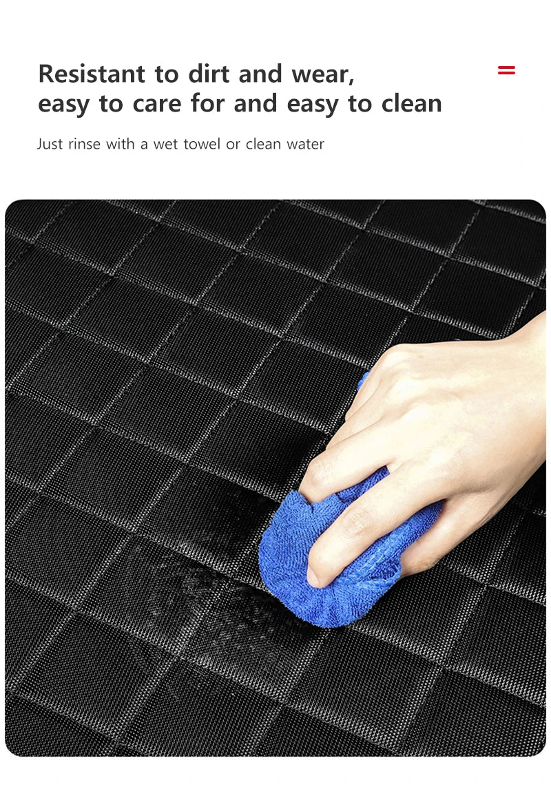 Car Trunk Mats Pet Pad - Dog Rear Trunk Protection Pad Cover, Cargo Liners, Waterproof Tray Mats (2017 to 2024) - Delicate Leather