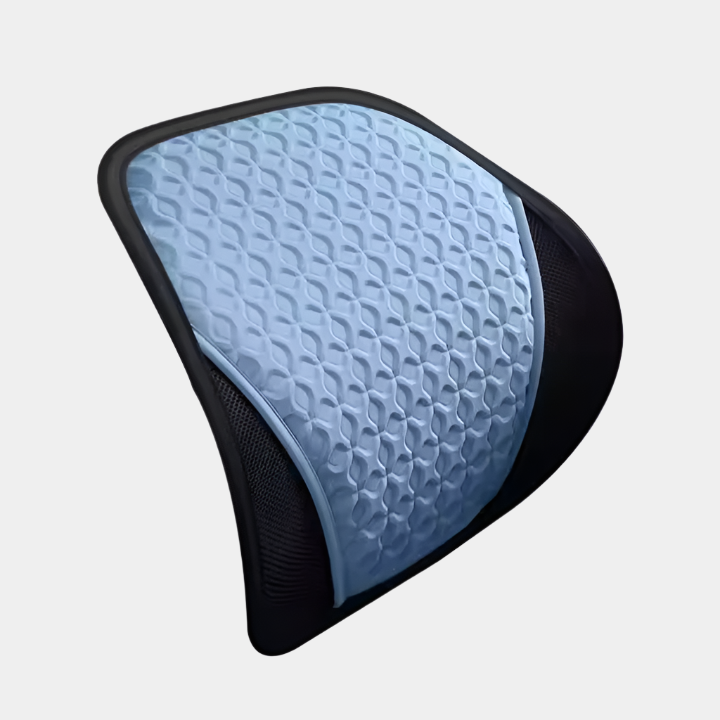 Integrated Gel Lumbar Support for Car Seats - Pressure Relief and Cooling - Delicate Leather