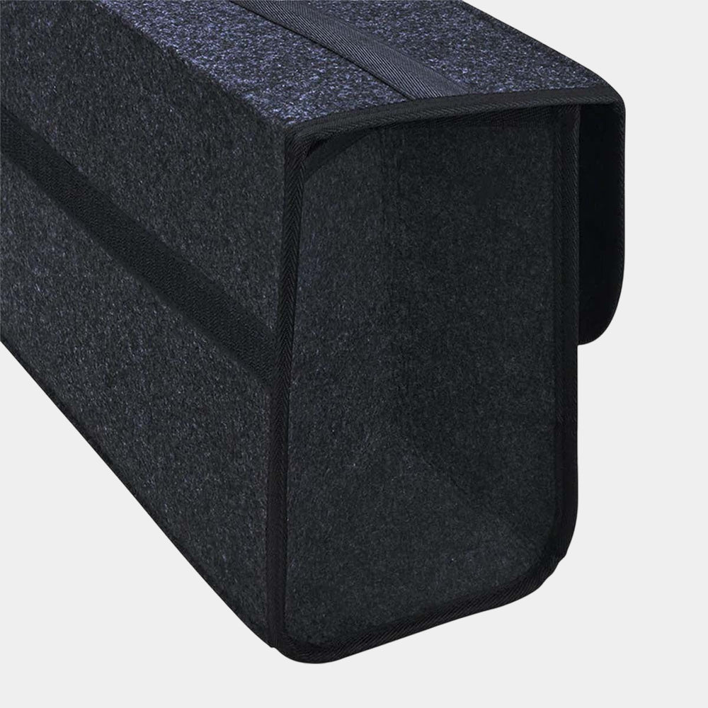 Delicate Leather Soft Felt Car Bag Organizer Folding Car Storage Box Non Slip Fireproof Car Trunk Organizer, Custom For Your Cars, Car Accessories CC12990