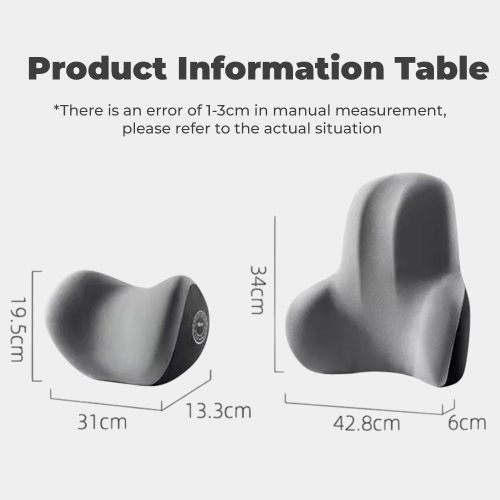 Delicate Leather Neck Memory Foam Pillow, Fit with all car, Car Seat Headrest Neck Rest Cushion for Driving Seat Auto Head Rest Neck Support