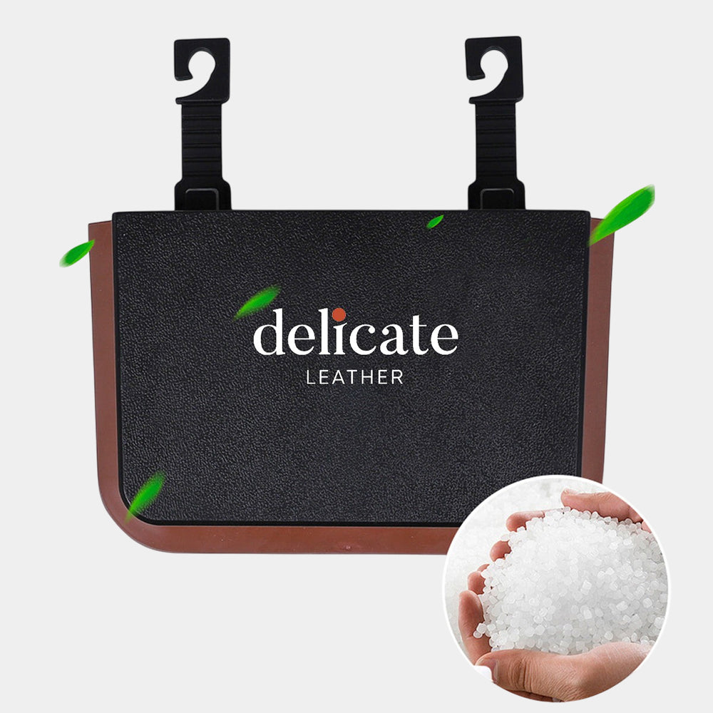 Delicate Leather Hanging Waterproof Car Trash can-Foldable, Custom For Your Cars, Waterproof, and Equipped with Cup Holders and Trays. Multi-Purpose, Car Accessories CC11992