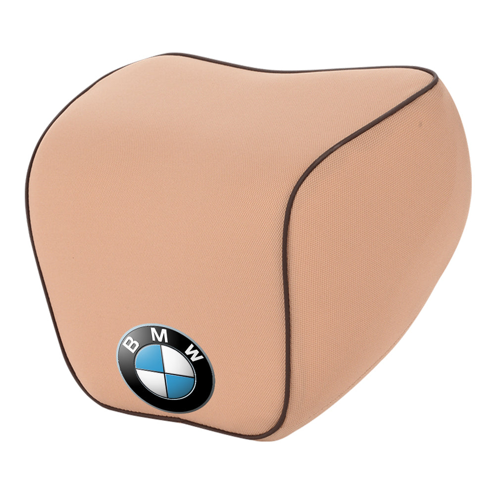 Lumbar Support Cushion for Car and Headrest Neck Pillow Kit, Custom For Cars, Ergonomically Design for Car Seat, Car Accessories KX13983 - Delicate Leather