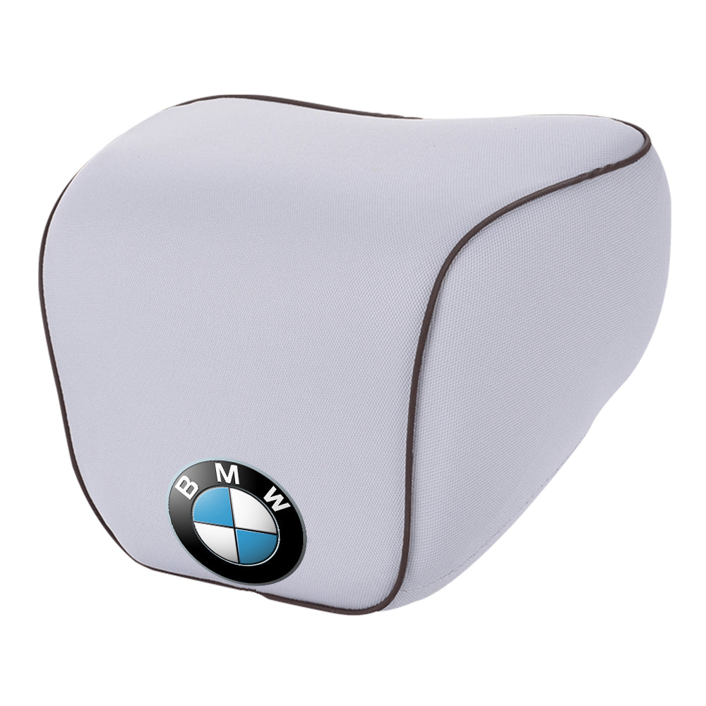 Lumbar Support Cushion for Car and Headrest Neck Pillow Kit, Custom For Cars, Ergonomically Design for Car Seat, Car Accessories KX13983 - Delicate Leather