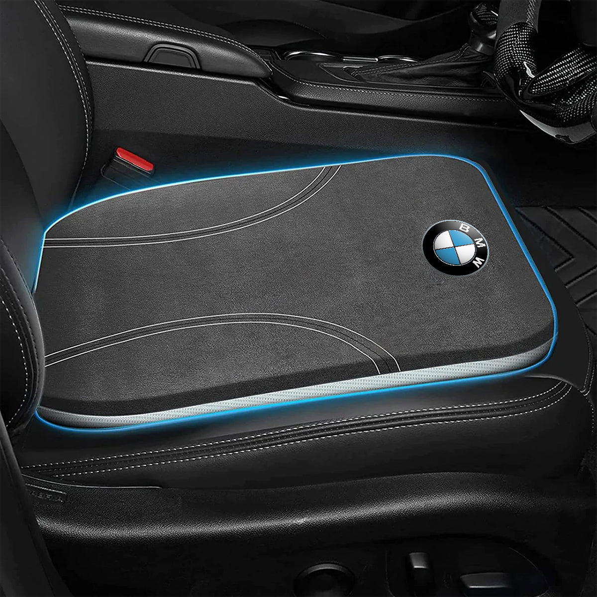 Car Seat Cushion, Custom For Car, Car Memory Foam Seat Cushion, Heightening Seat Cushion, Seat Cushion for Car and Office Chair KX19999 - Delicate Leather