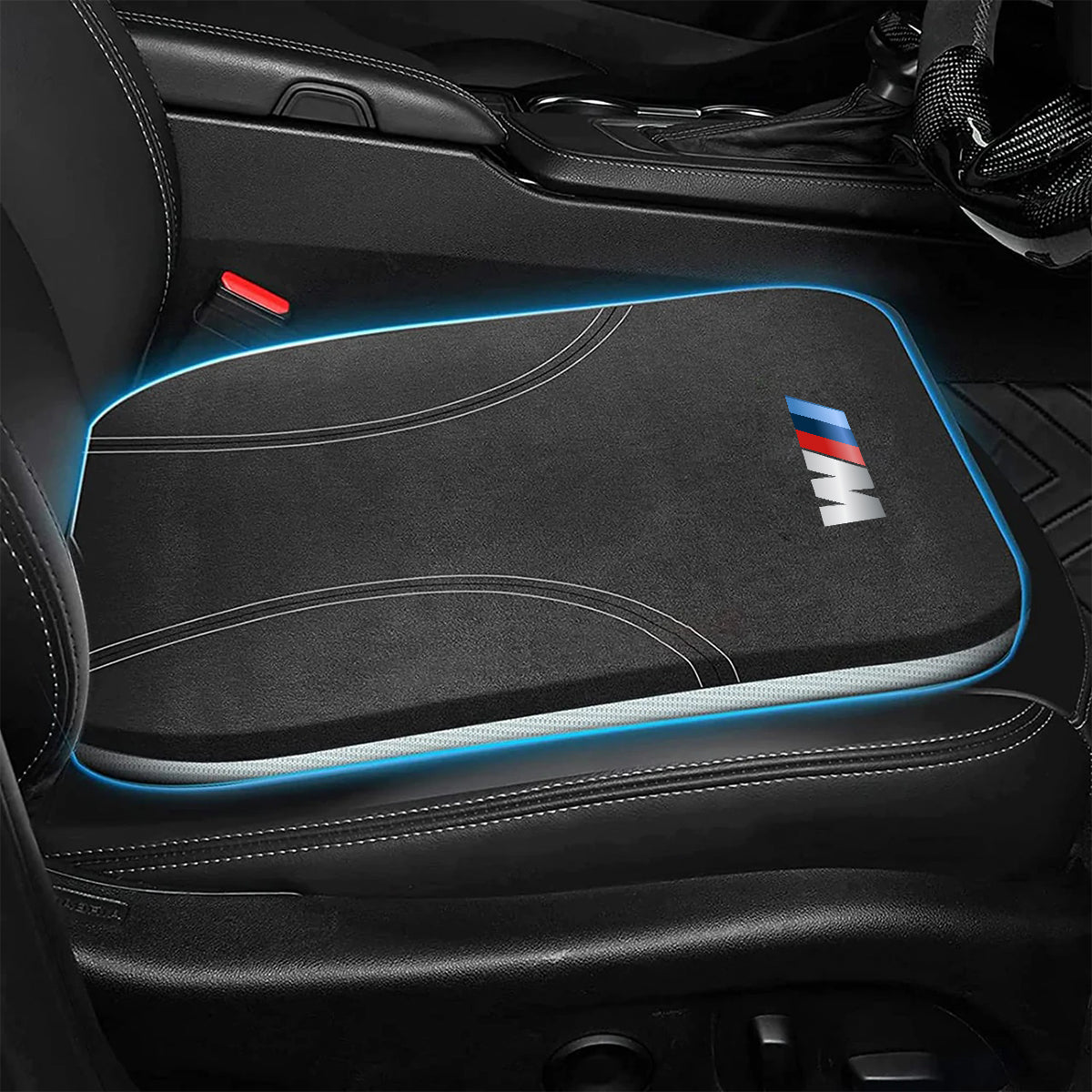 Car Seat Cushion, Custom For Car, Car Memory Foam Seat Cushion, Heightening Seat Cushion, Seat Cushion for Car and Office Chair KO19999 - Delicate Leather