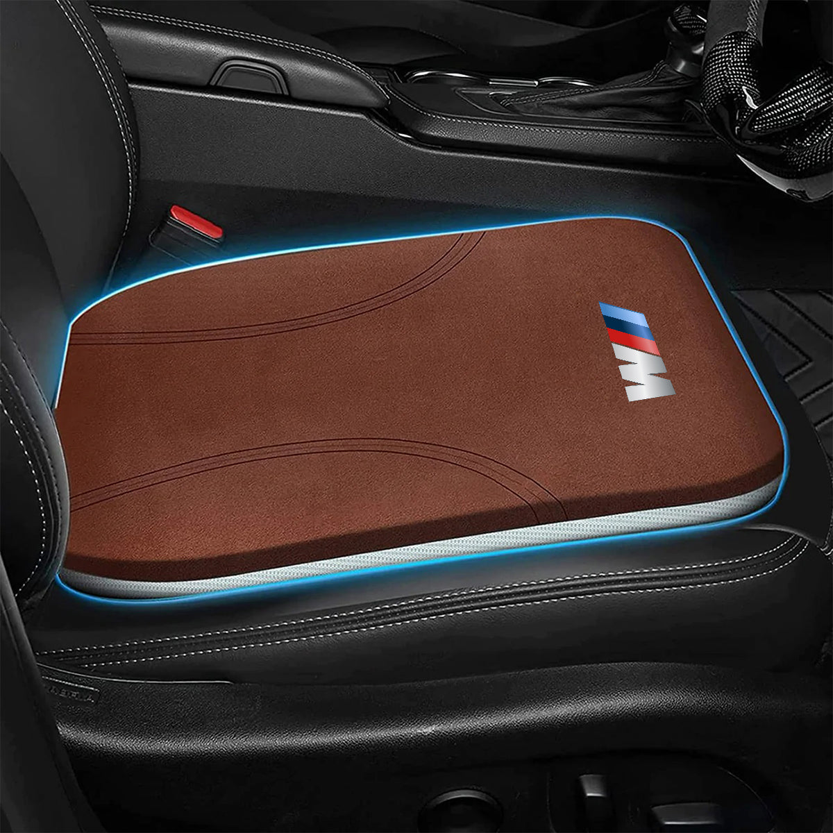 Car Seat Cushion, Custom For Car, Car Memory Foam Seat Cushion, Heightening Seat Cushion, Seat Cushion for Car and Office Chair KO19999 - Delicate Leather