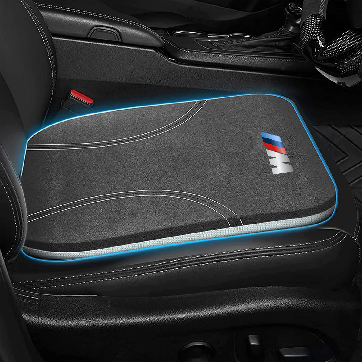 Car Seat Cushion, Custom For Car, Car Memory Foam Seat Cushion, Heightening Seat Cushion, Seat Cushion for Car and Office Chair KO19999 - Delicate Leather