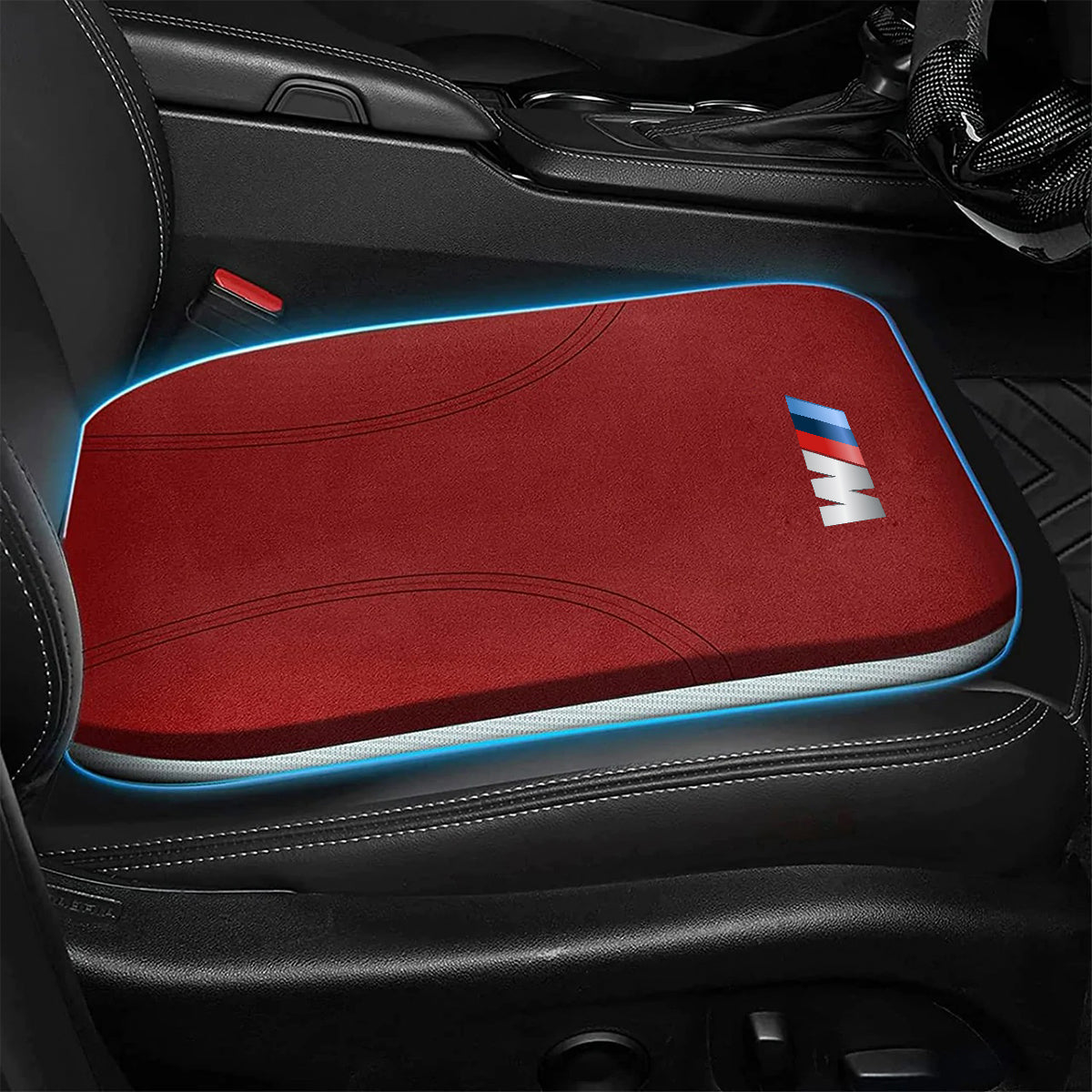 Car Seat Cushion, Custom For Car, Car Memory Foam Seat Cushion, Heightening Seat Cushion, Seat Cushion for Car and Office Chair KO19999 - Delicate Leather