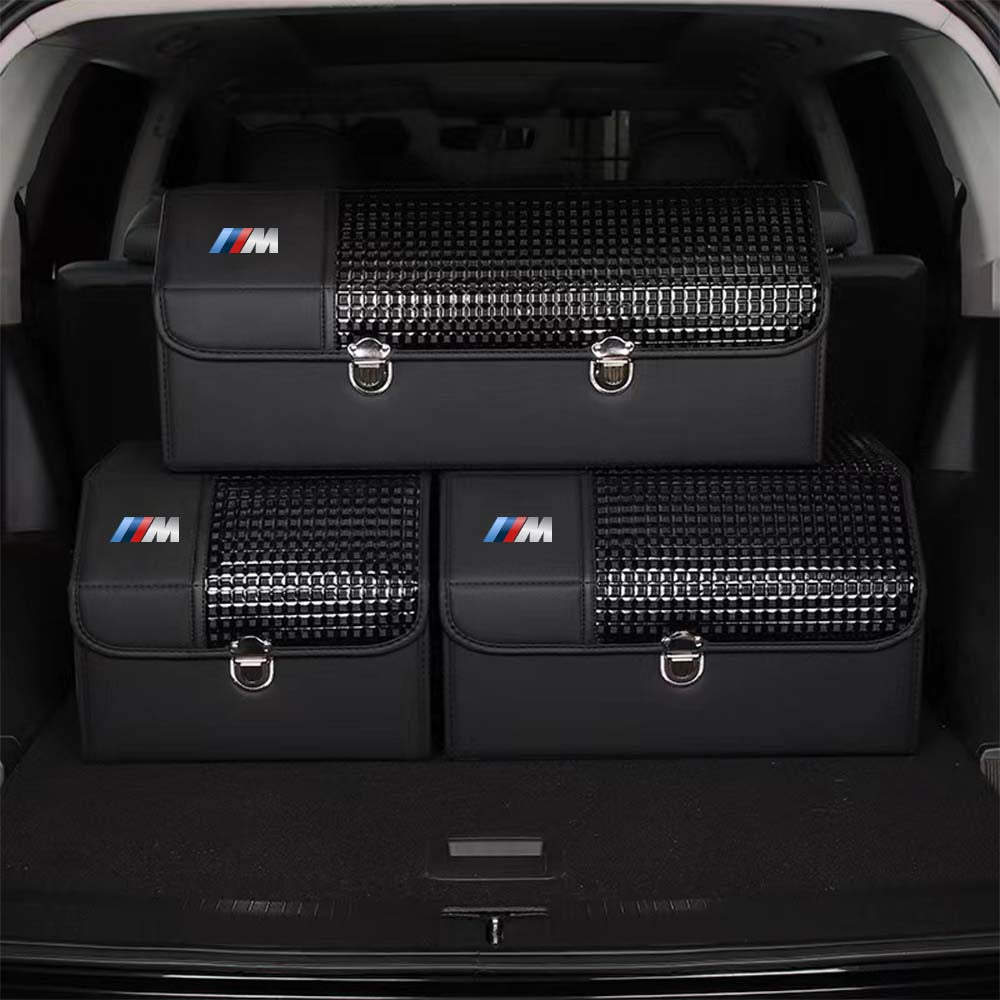 Organizer for Trunk Box Storage, Car Accessories Interior Vehicle Supplies Accessories for the Car - TBS - KO - Delicate Leather