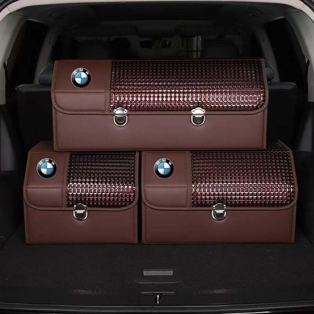 Organizer for Trunk Box Storage, Car Accessories Interior Vehicle Supplies Accessories for the Car - TBS - KX - Delicate Leather