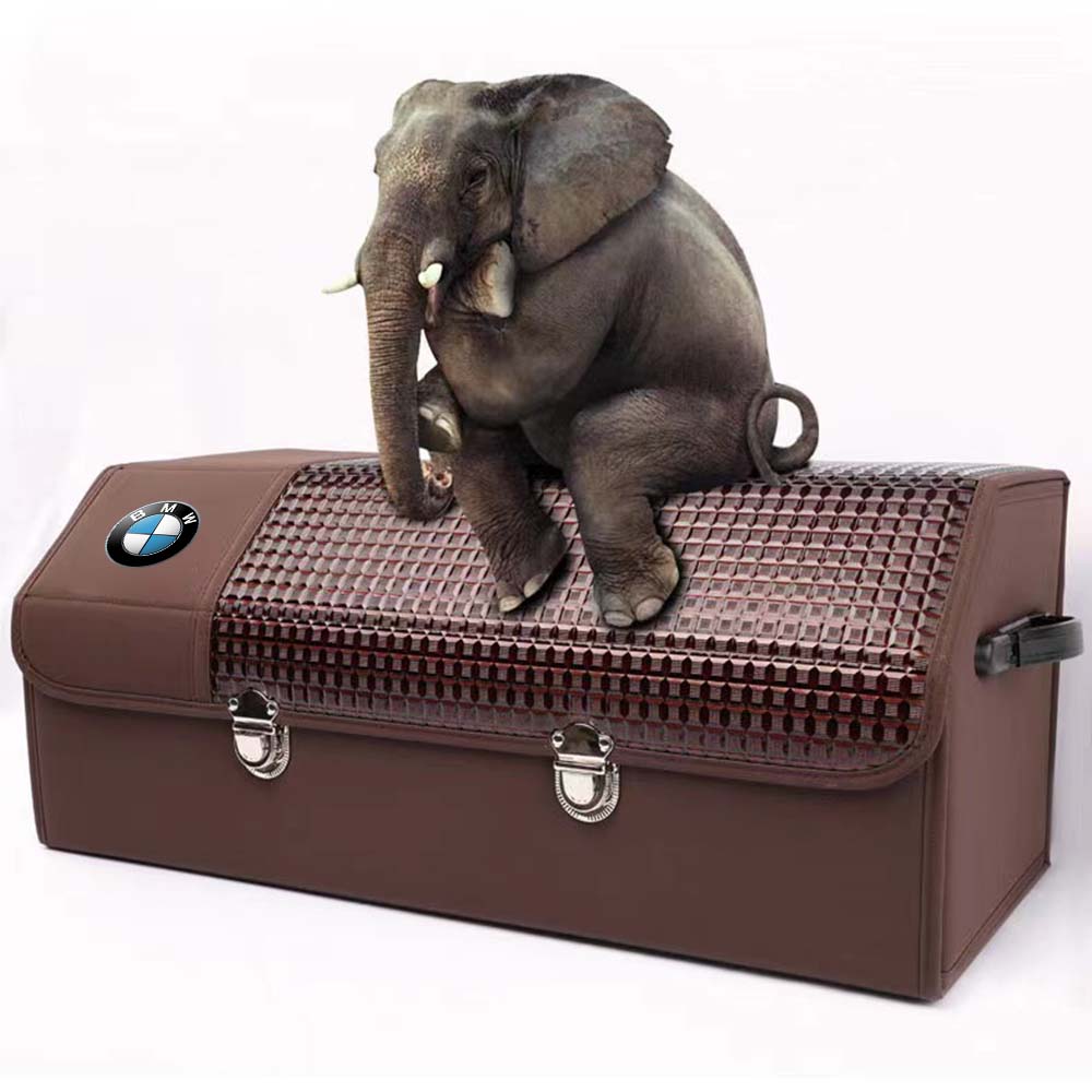 Organizer for Trunk Box Storage, Car Accessories Interior Vehicle Supplies Accessories for the Car - TBS - KX - Delicate Leather