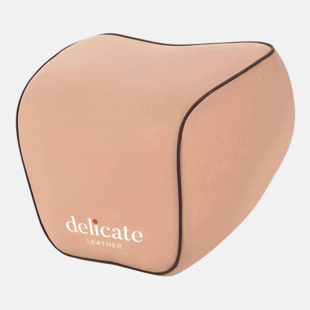 Delicate Leather Car Lumbar Support & Neck Pillow Kit – Custom Ergonomic Car Seat Accessories - Delicate Leather