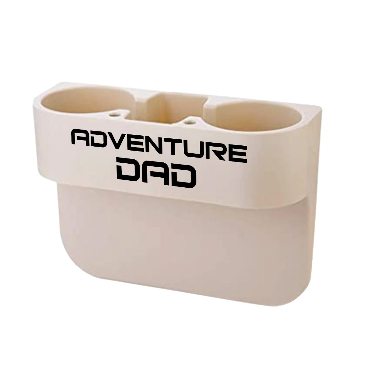 Cup Holder Portable Multifunction Vehicle Seat Cup Cell Phone Drinks Holder Box Car Interior Organizer,Happy Father' s Day, Adventure Dad, Custom For Your Cars, Car Accessories KX11995,Gift for Daddy 04