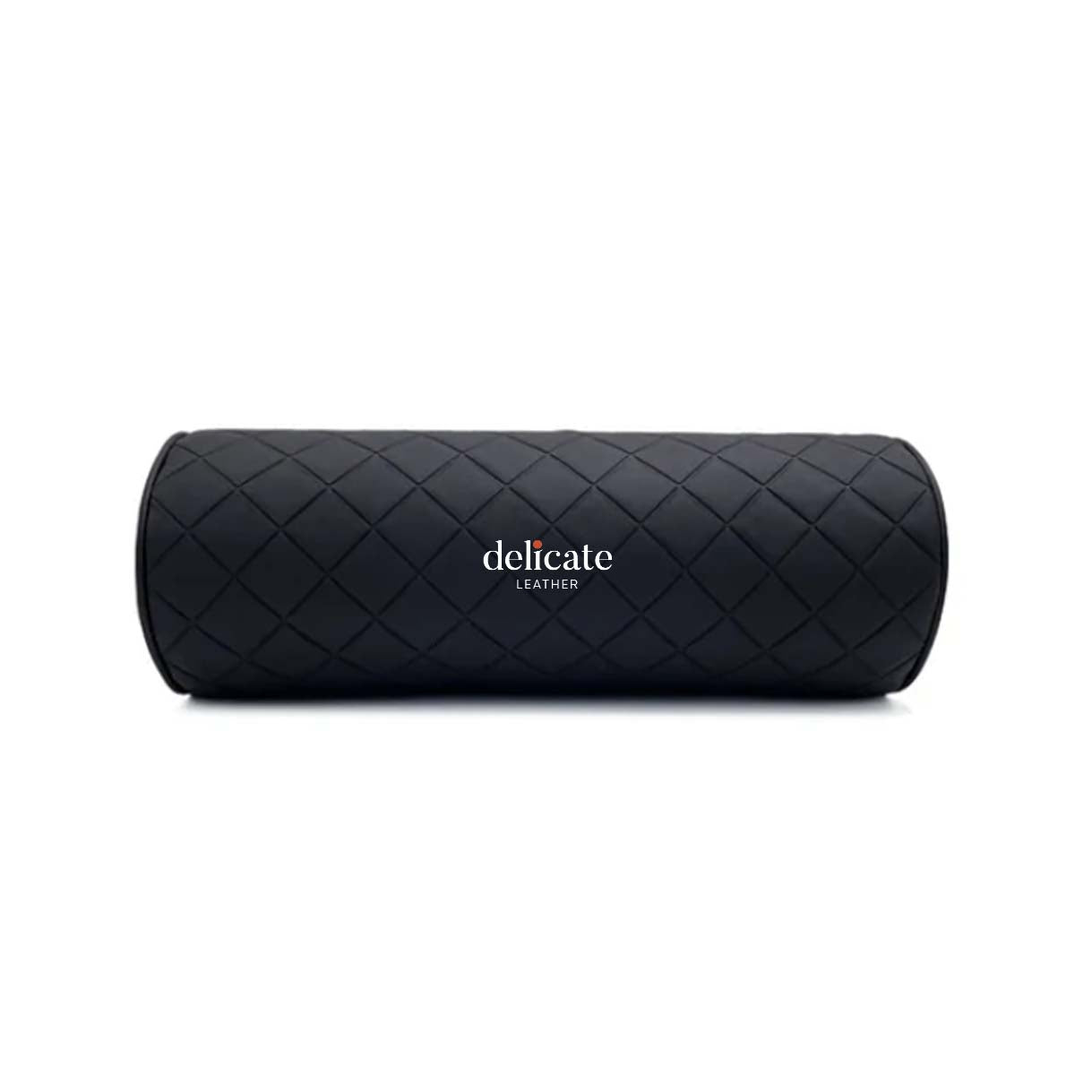 New Car Neck Pillow with Diamond Embossed Design for Universal Auto Safety and Comfort. - Delicate Leather