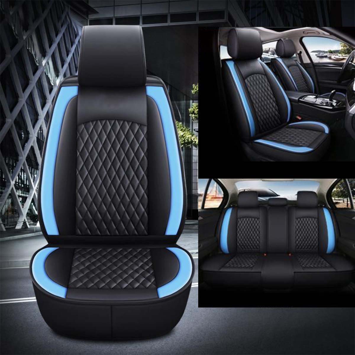 Delicate Leather Car Seat Covers Full Set: Complete Protection and Style for Your Vehicle