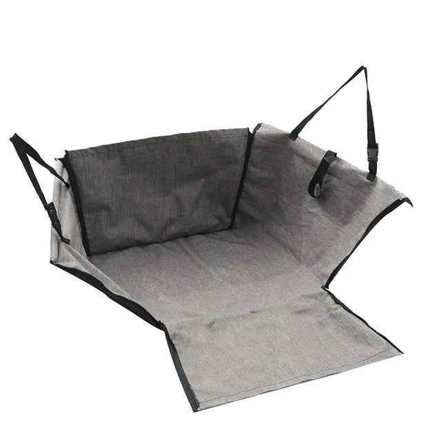 Pet Carriers Dog Car Seat Cover - Rear Hammock Protector, Mat, and Blanket for Dogs and Cats - Delicate Leather