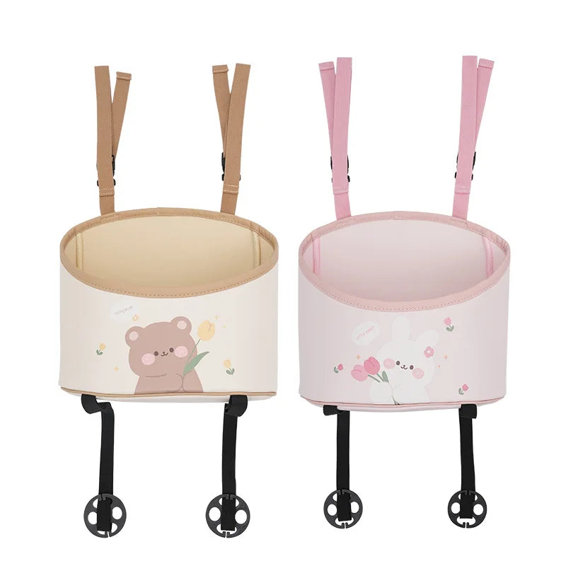 Girly Car Seat Middle Box Handbag Holder - Hanging Storage Bag Organizer
