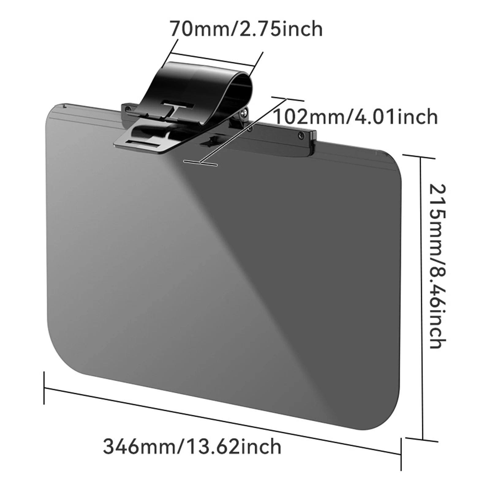 Car Sun Visor Auto Anti-Glare Polarized Visor Extender Sun Blocker Universal Car Window Sunshade UV Rays Blocker Car Accessories - Delicate Leather
