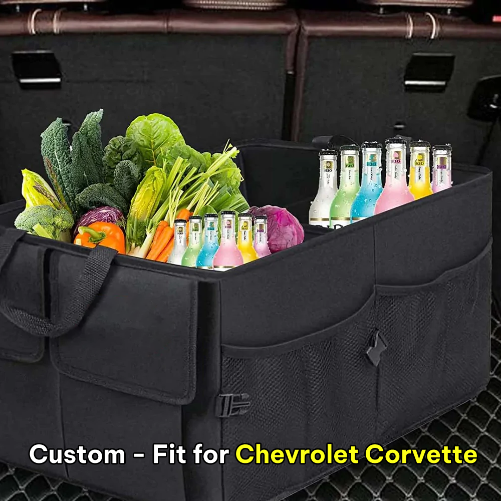 Car Trunk Organizer, Custom-Fit For Car, Foldable Car Trunk Storage Box, Storage Bag, Waterproof, Dust-proof, Stain-Resistant, Car Accessories DLCC229 - Delicate Leather