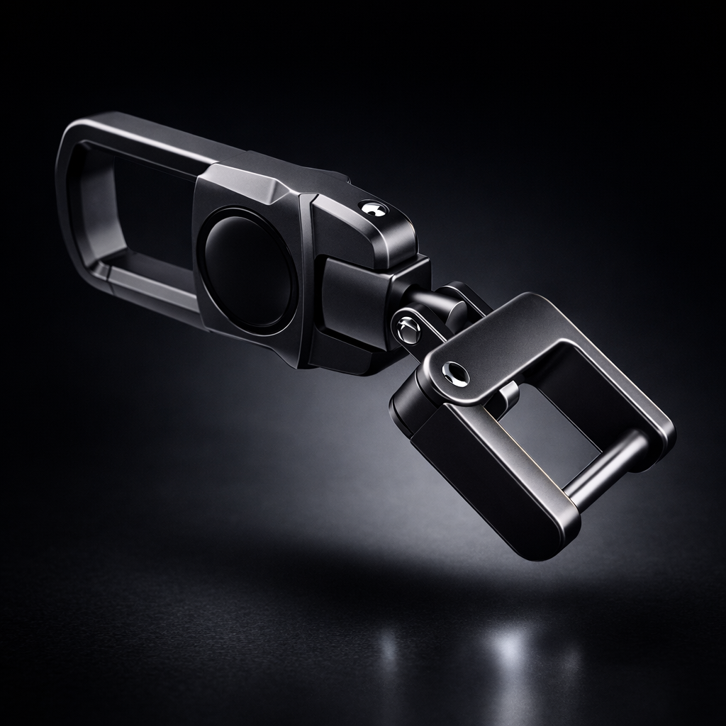 Metal Car Keychains Replacement with Logo, Custom fit for Car Key Chain, Key Chains for Women Keychain Accessories, Family Present, black - Delicate Leather