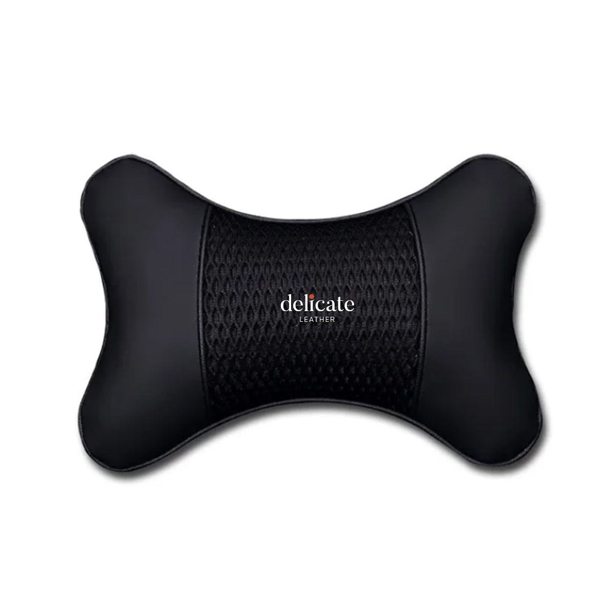 Universal Car Neck Pillow for Comfortable Support - Compatible with Most Auto Accessories and Filled with Fiber Material - Delicate Leather