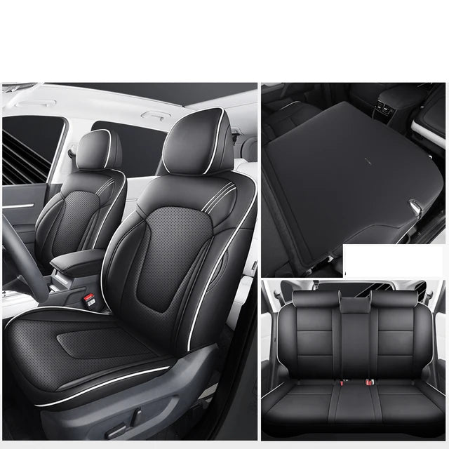 Delicate Leather Car Seat Covers Full Set: Complete Protection and Style for Your Vehicle