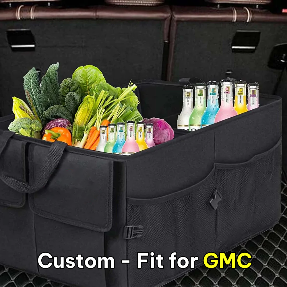 Car Trunk Organizer, Custom-Fit For Car, Foldable Car Trunk Storage Box, Storage Bag, Waterproof, Dust-proof, Stain-Resistant, Car Accessories DLWQ229 - Delicate Leather