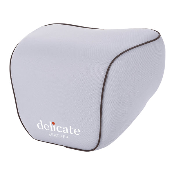 Lumbar Support Cushion for Car and Headrest Neck Pillow Kit, Custom For Cars, Ergonomically Design for Car Seat, Car Accessories KO13983 - Delicate Leather