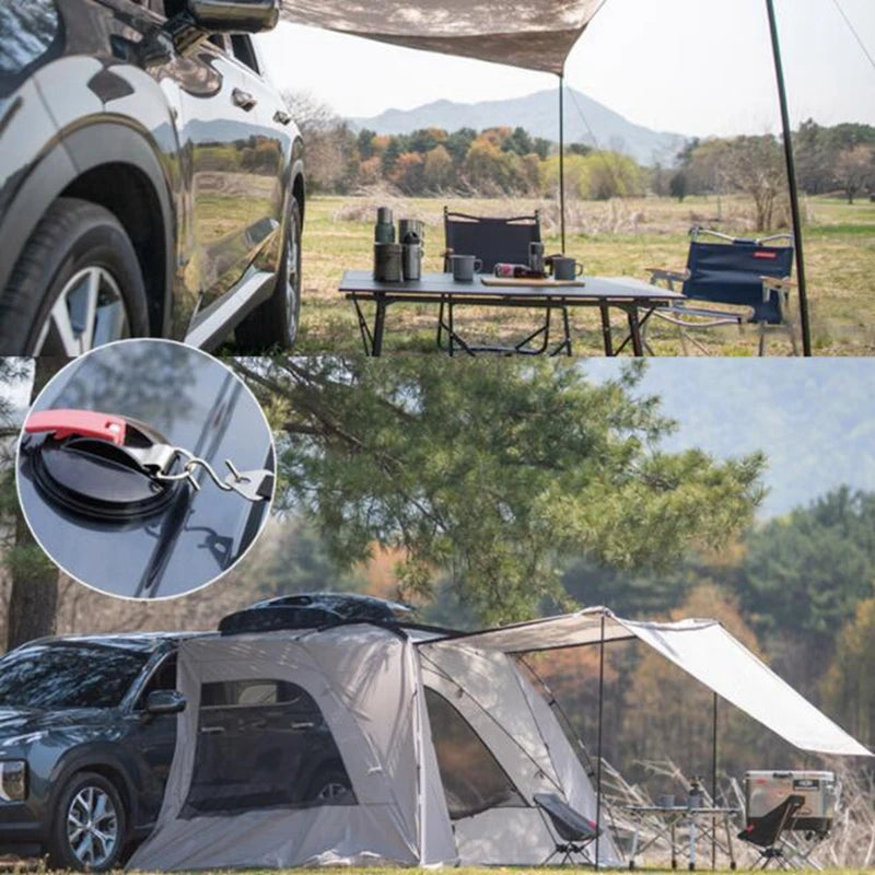 Outdoor Camping Rope Powerful Suction Cup Car Tent Canopy Hook Luggage Strap Fixer Pet Vacuum Suction Cup - Delicate Leather