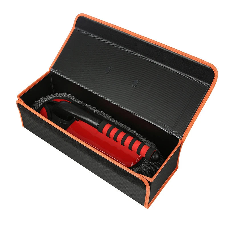 Versatile Waterproof Folding Car Trunk Organizer for Universal Automotive Storage Solutions - Delicate Leather