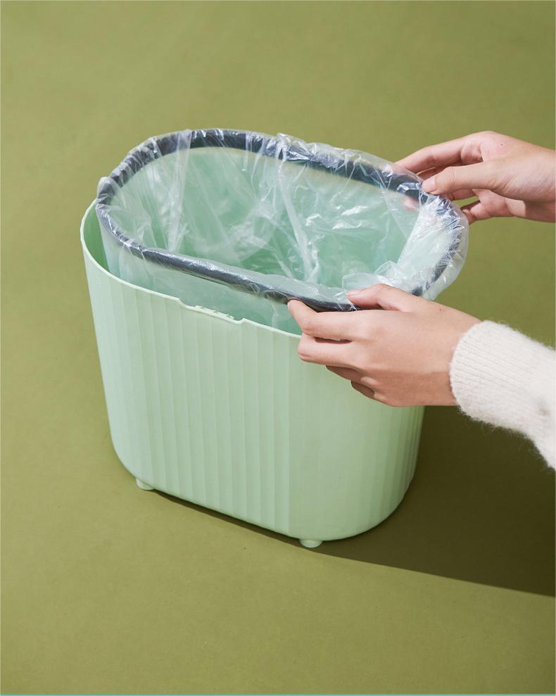 Plastic Deodorant Baby Diaper Pail - Sanitary Baby Diaper Trash Can, Car Accessories - Delicate Leather