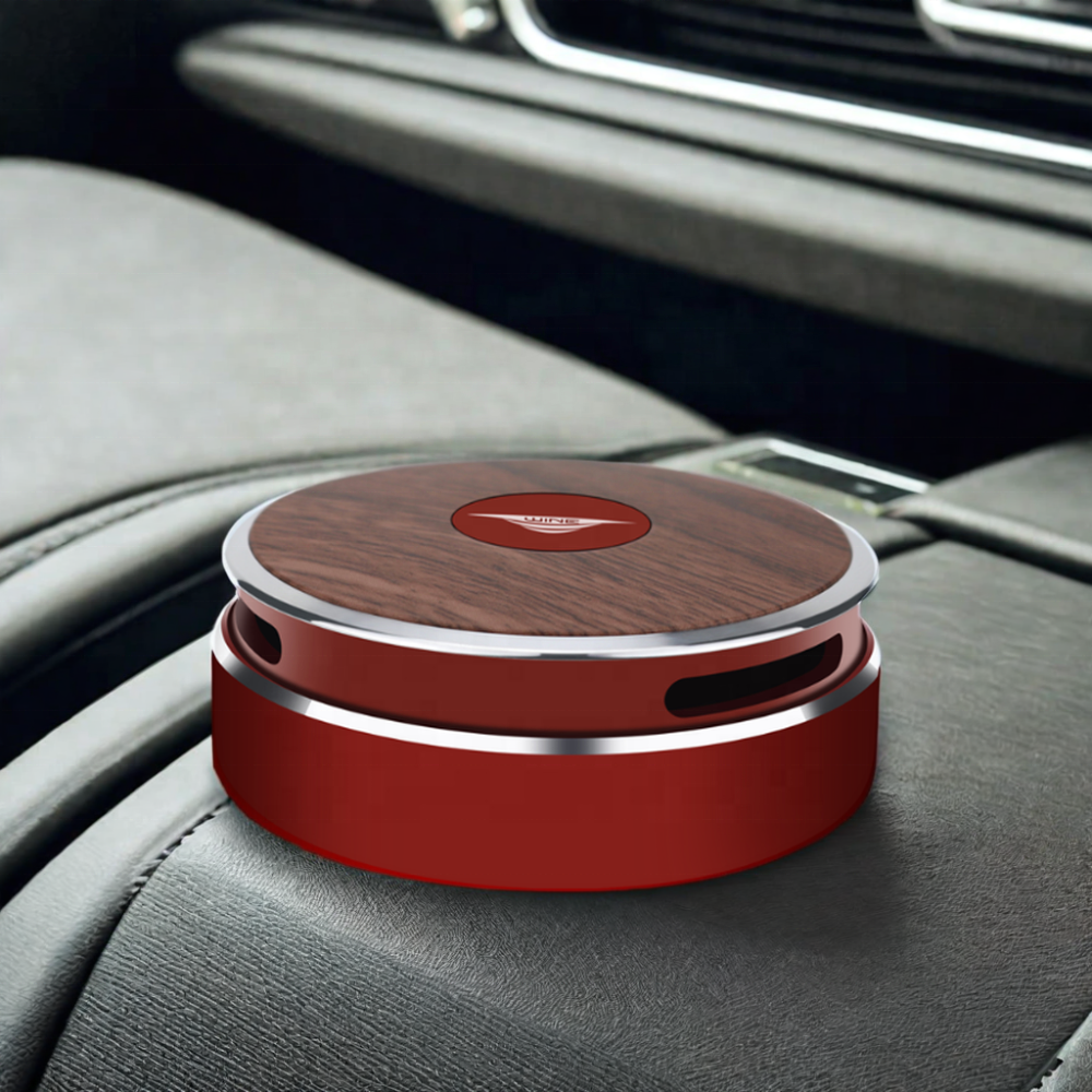 Car Aromatherapy Decoration - Vehicle Essential Oil Solid Balm Perfume Portable Air Freshener Diffuser - Delicate Leather
