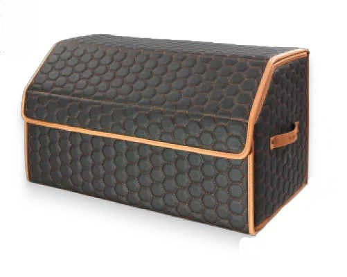 Multifunctional New Car Foldable Trunk Storage Box - Delicate Leather