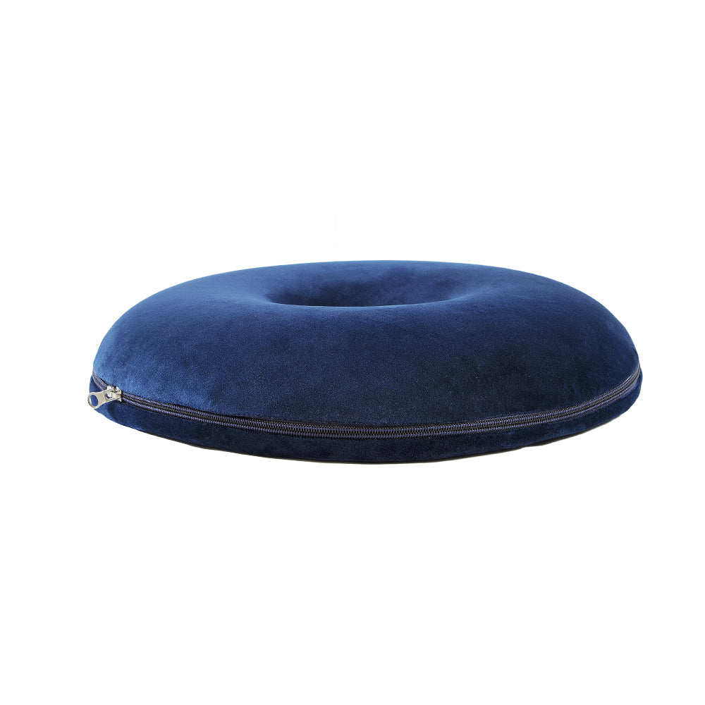 New Office Chair Cushion with Hole - Round Hemorrhoid Cushion - Delicate Leather