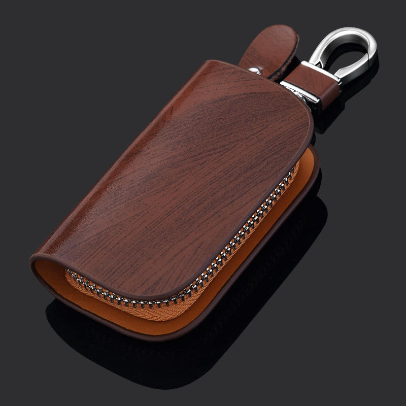 New Arrivals Luxury Leather Portable Gift Brand Car Key Holder Bag Case - Delicate Leather