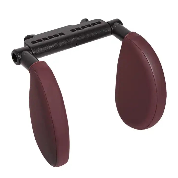 Enhance Your Driving Comfort with the Auto Leather Memory Cotton Head Pillow: Single Car Neck Headrest for Neck Relief and Cushioning - Delicate Leather