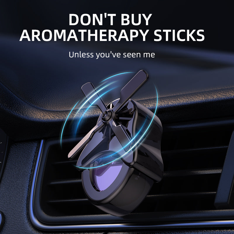 Hanging Fragrance Diffuser Scented Car Air Vent - Replaceable Freshener Fan Sticks Clip
