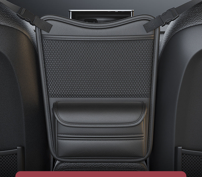 Purse Holder for Cars - Handbag Holder Between Seats - Delicate Leather