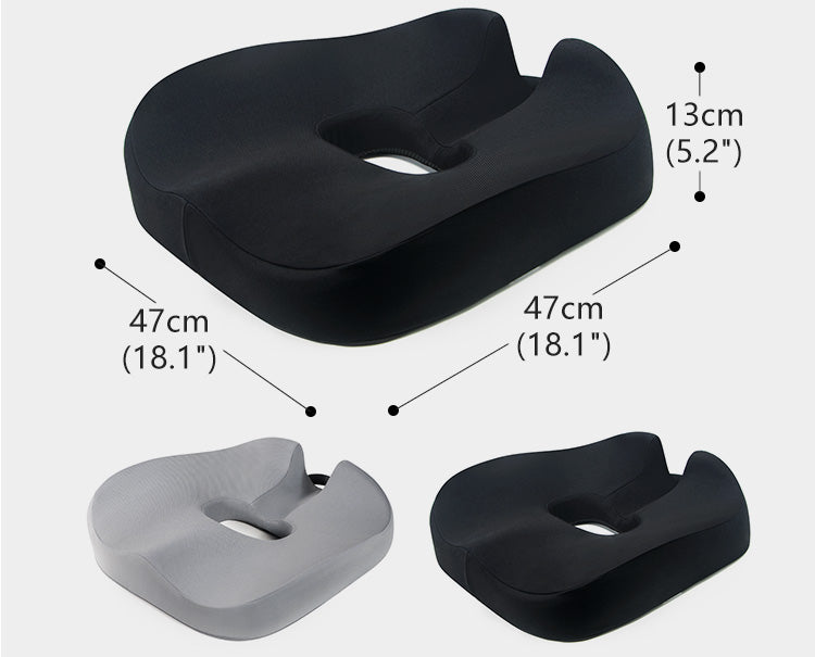 New Memory Foam Seat Cushion Ergonomic Pad Pillow for Office Chair - Delicate Leather