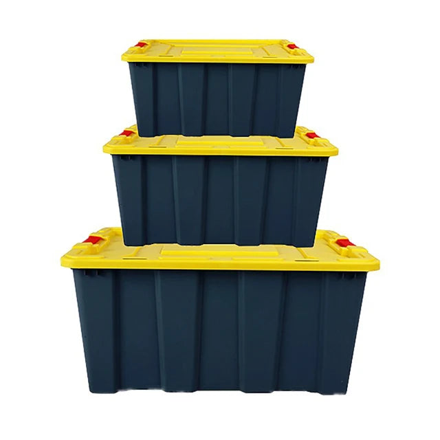 Camping Car Cargo Trunk Storage Organizer Box for Outdoor Use - Delicate Leather