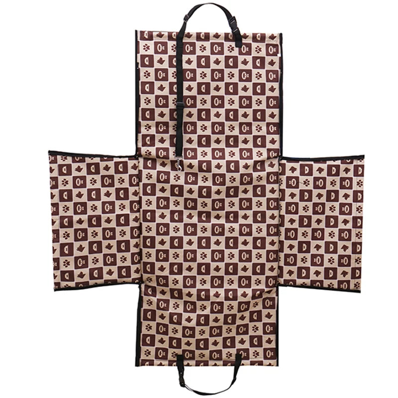 New Seat Cover for Pet Transport - Car Seat Cover, Folding Travel Bag, Waterproof Fabric Pet Transport Basket - Delicate Leather