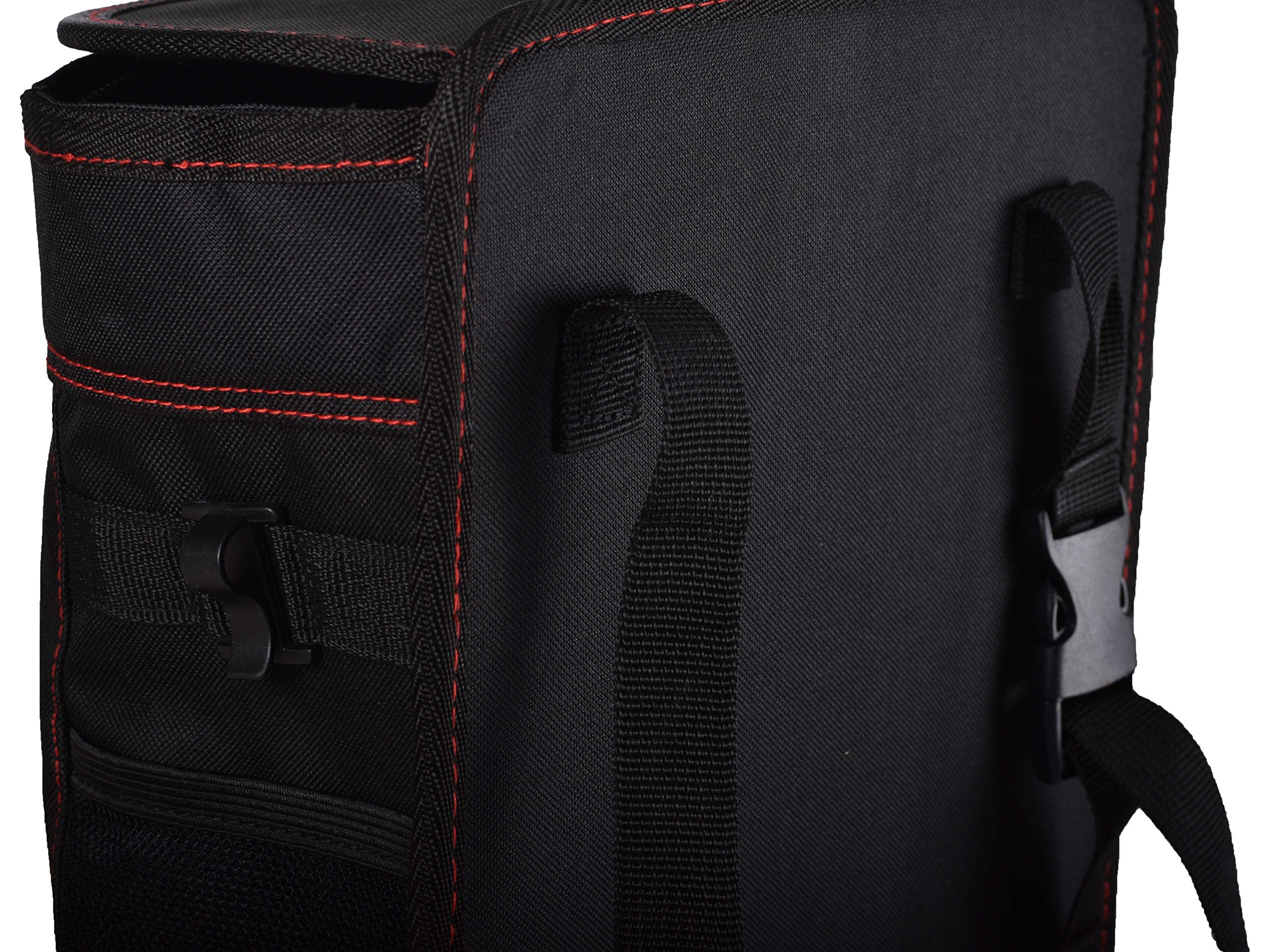 Spill-Proof 2.5 Gallon Hanging Car Trash Can with Lid - Odor Blocking and Removable Liner - Delicate Leather