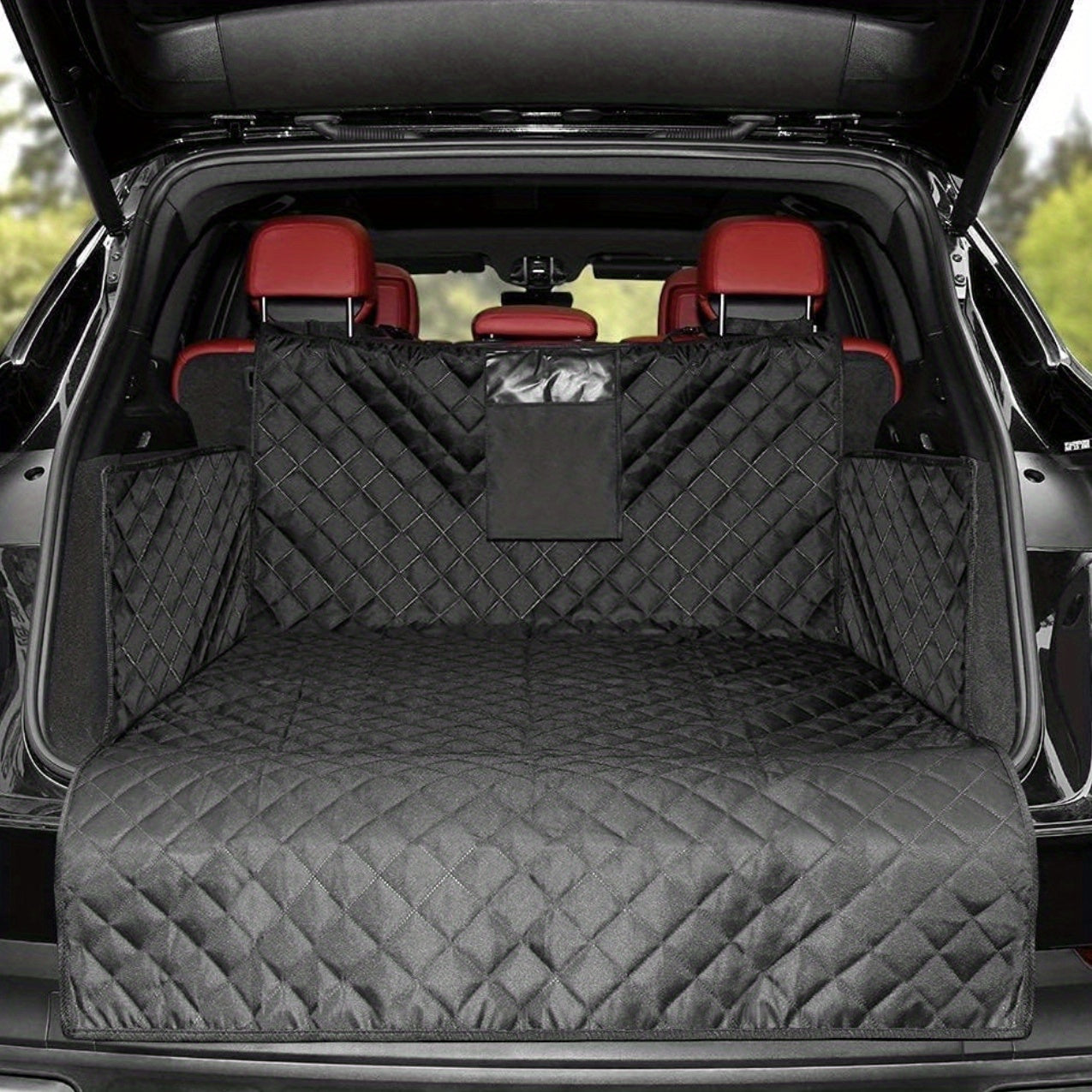 Hot Luxury Universal Size Rear Dog Cushion SUV Car Trunk Cargo Boot Protector