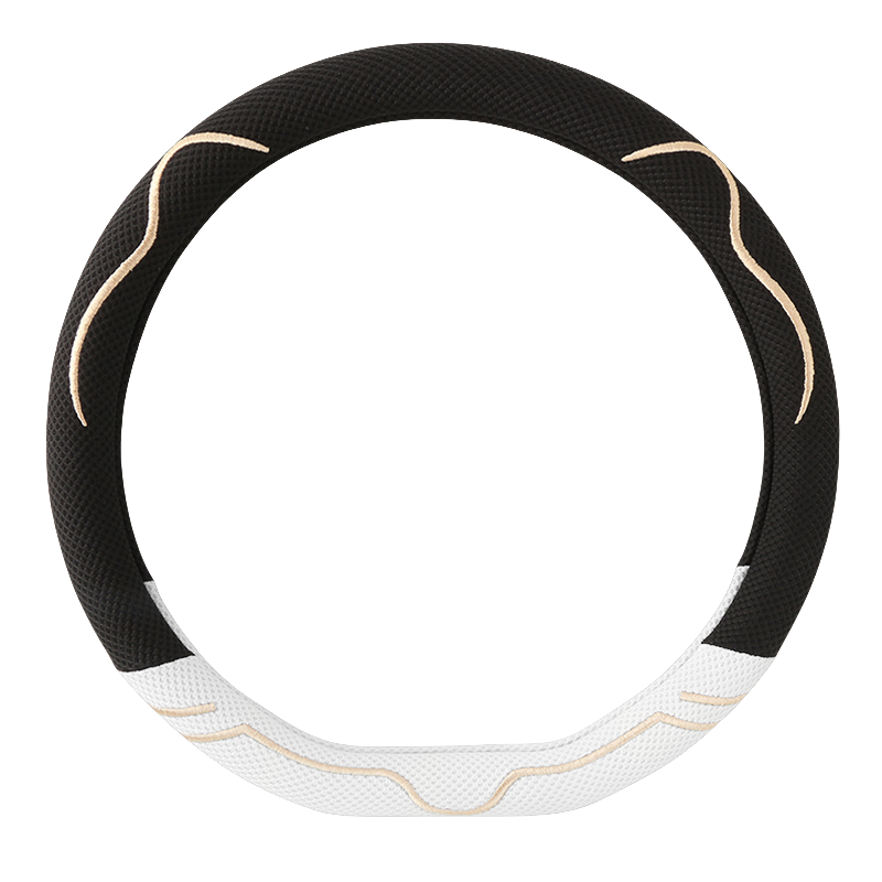 Universal Steering Wheel Cover - PU Leather O and D Shape - Delicate Leather