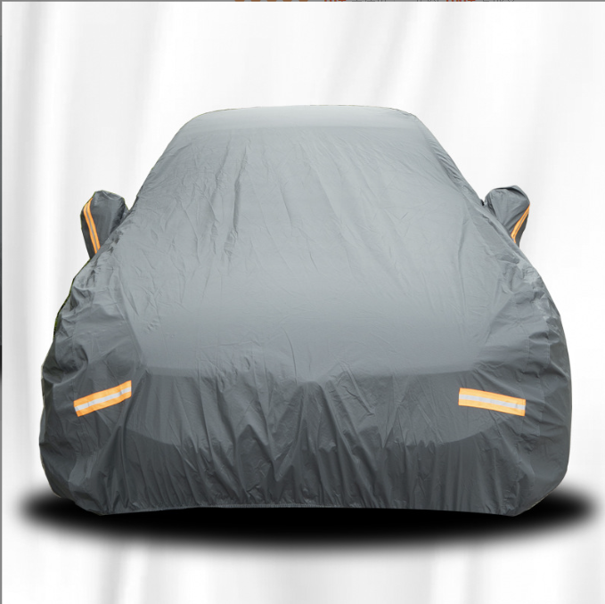Waterproof Universal Car Cover - PVC + Cotton All Weather Protection for Sedans and SUVs - Delicate Leather
