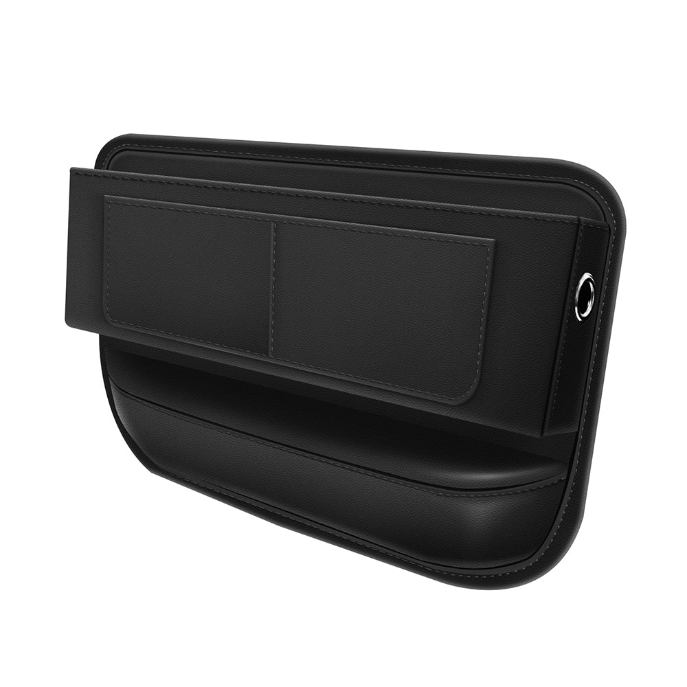 Car Seat Gap Filler Organizer, Custom Fir For Your Cars, 2024 Universal PU Leather Car Seat Side Gap Filler Organizer - Car Auto Interior Accessories Console Side Front Seat Storage Box - Delicate Leather
