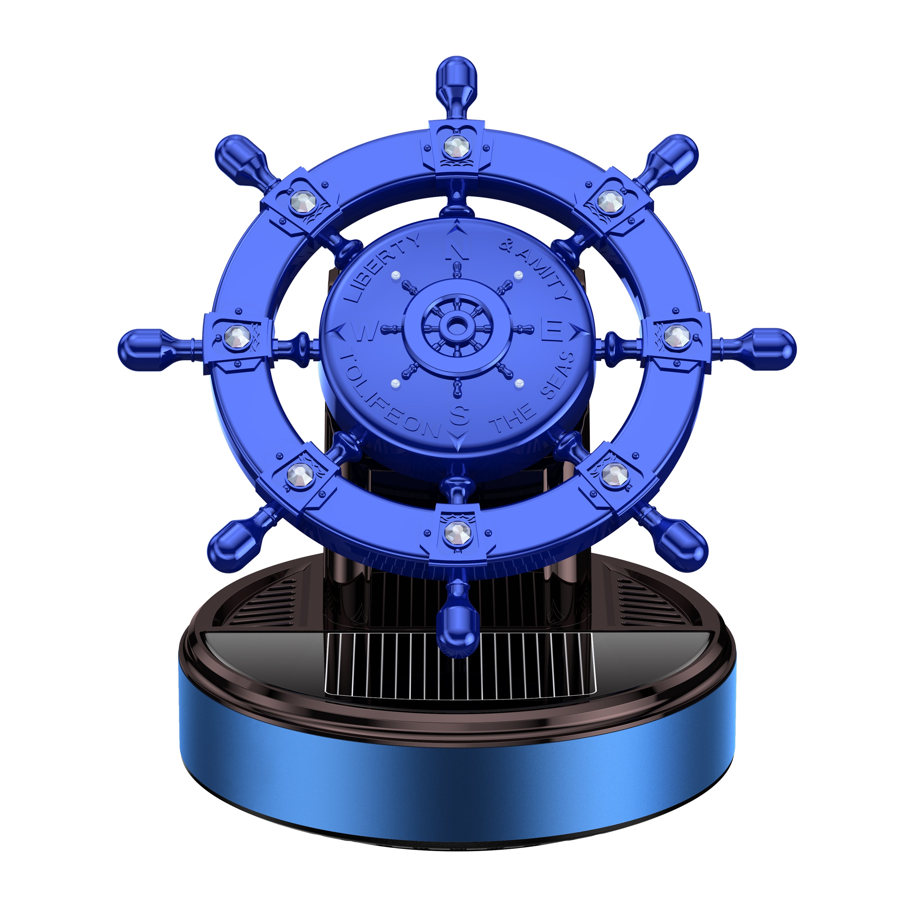 Auto Lüfterfrischer Solar Perfume Organic Odor Car Air Freshener - Delicate Leather